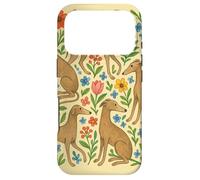 Greyhound in the Wildflowers Retired Racing Greyhound Case for iPhone 17 Pro