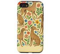 Greyhound in the Wildflowers Retired Racing Greyhound Case for iPhone SE (2020) / 7/8
