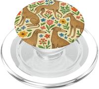 Greyhound in the Wildflowers Retired Racing Greyhound PopSockets PopGrip for MagSafe