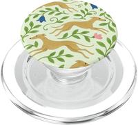 Greyhound in the Wildflowers Retired Racing Greyhound PopSockets PopGrip for MagSafe