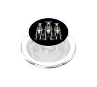 Greyhound Italian Greyhound Iggy Rap Old School Retro Retro PopSockets PopGrip for MagSafe