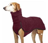 Greyhound Large Dog Clothes Turtleneck Shirt Whip Hound Stretch Fleece Vest Pet Pullover Coat for Small Medium Big Dogs