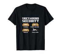Greyhound Security Greyhounds Owners Dog Lovers Distressed T-Shirt