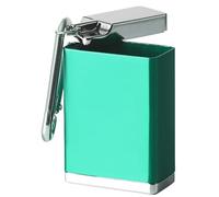 Greyoe Outdoor Travelling Ashtray,Pocket Keychain Ashtray,Portable Ashtray Smell Proof Mini Pocket Cigarette Ashtray Pocket Ashtray for Outdoor Use Pocket Smoking Ash Tray(Green)
