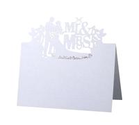 Greyoe Wedding Place Cards - 50 White Place Cards for Table, Table Place Cards for Easy and Elegant Guest Seating - Show Your Respect at Your Wedding, Party or Banquet (AM02633511GR)