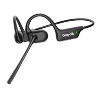 GREYOLK Bluetooth Headset with Microphone, Open Ear Headphones w/Noise Cancelling Mic for Phone PC Computer Laptop, Lightweight & Comfortable Wireless Headset for Office Driving Working Home