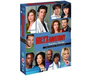 GREY'S ANATOMY COMPLETE SERIES 3 DVD 3rd Third Season Three Original UK Release