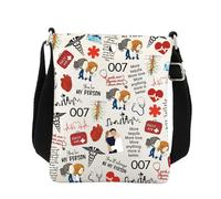 Greys Crossbody Bag Hospital Doctor Anatomy Merchandise Greys TV Show Gift Anatomy Doctor Gifts You’re My Person Shoulder Bag