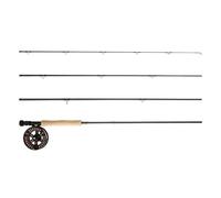 Greys Cruise Fly Fishing Rod & Reel Combo | Medium Fast 4-Piece Fly Rod With Cruise Large Arbor Fly Reel | Full Disc Drag | Suitable For Freshwater And Saltwater Angling | 9ft | 7/8