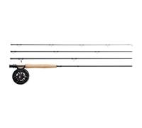 Greys Fin Fly Fishing Rod & Reel Combo | 4-Piece Fast Action Fly Rod With Fin Disc Drag Reel | Ready-To-Fish High-Performance Freshwater Combo | Includes Rod & Reel Case | Multiple Sizes