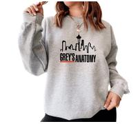 Greys Logo City Scape Anatomy Sweatshirt (as8, alpha, l, regular, regular, Black)