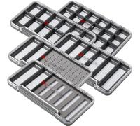 Greys Slim Fishing Tackle Box | Floating Waterproof Tackle Storage Box | Storage with Transparent Lid | Fits Wading Jacket or Vest Pocket | Magnetic Closure | 6 Compartments