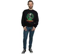 Greyscale Clarkmas Christmas Sweatshirt National Lampoon's Christmas Vacation Black XL
