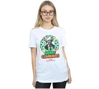 Greyscale Clarkmas Cotton Boyfriend T-Shirt National Lampoon's Christmas Vacation White M