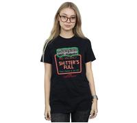 Greyscale No Vacancy Cotton Boyfriend T-Shirt National Lampoon's Christmas Vacation Black XXXL