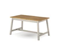 Core Products Corona Grey Live Edge Large Dining Table, Grey