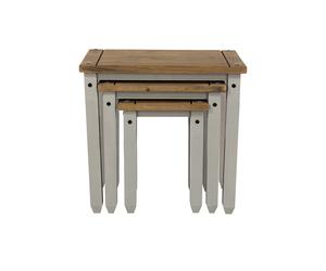Greywashed Corona Solid Pine Bookcase TV Unit Sideboard Cupboard Dining Sets