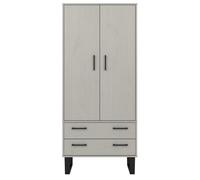 Greywashed Solid Pine Bedside Chest Sideboard TV Unit Coffee Table- Texas Grey