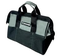 Greywolf 12 inch heavy duty tool bag, tool tote bag, 600D reinforced material with 6 large pockets, padded handles, wide mouth tool bag is perfect for construction electricians, mechanics