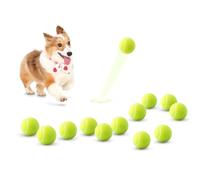 Grezea 12 Pack 2 Inch Mini Dog Tennis Balls for Small Dogs, Interactive Dogs Toy Balls Easy Playing Fetch Fits 2 Inch Dog Ball Launchers
