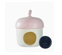 GRFELI Ceramic Hamster Hideout, Ice Box with Cooling Hamster House and Habitat, Fresh Bed, Ideal for Dwarf Hamsters for All Seasons Gerbils (Pink)