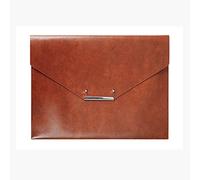 GRFIT Files Folder A4 Document Folder Envelope Premium Faux Leather Stationery Bag -Portfolio File For Paper Letter Organizer And Tablet Case Sleeve Files Organizer (Color : B, Size : 2PACK)