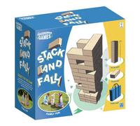 Grhopper Games Giant Stack N Fall Stacking Blocks Brown (One Size)
