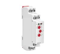 GRI8-01/02 Current Monitoring Relay 0.5A 1A 2A 5A 8A 16A ACDC24V-240V Overcurrent Undercurrent Protection Relay(GRI8-02 UnderCurrent,0.05-0.5A)
