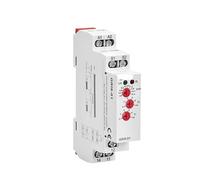 GRI8 Current Relay Monitoring Range Overcurrent Undercurrent Switch 0.05A-16A AC24-240V OR DC24V AUOQKQUT(GRI8-02,0.1-1A)