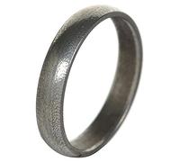 GRI9 Handcrafted Pure Saturn Iron Ring Shani Real Black Horse Shoe Ring