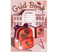 Grid Book A4 Girls: 120 pages, mathematics, ages 10 and up, school book, back to school, girly illustrated featured interior, stationary for school kids, gift for my daughter