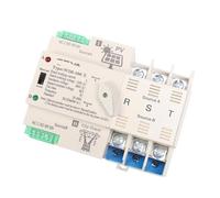 Grid-connected solar automatic transfer switch rail type 2P 3P 4P 63A 100A AC220V ATS photovoltaic system power supply to mains W2R(PV 110V,3P 100A)