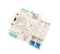 Grid-connected solar automatic transfer switch rail type 2P 3P 4P 63A 100A AC220V ATS photovoltaic system power supply to mains W2R(PV 220V,2P 100A)