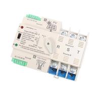 Grid-connected solar automatic transfer switch rail type 2P 3P 4P 63A 100A AC220V ATS photovoltaic system power supply to mains W2R(PV 110V,3P 63A)