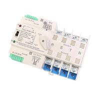 Grid-connected solar automatic transfer switch rail type 2P 3P 4P 63A 100A AC220V ATS photovoltaic system power supply to mains W2R(PV 110V,4P 63A)