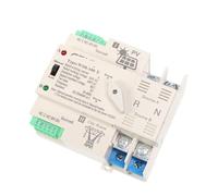 Grid-connected solar automatic transfer switch rail type 2P 3P 4P 63A 100A AC220V ATS photovoltaic system power supply to mains W2R(PV 220V,2P 100A)