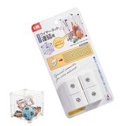 Grid Cube Connectors | Multifunctional Narrow Assembly, Cube Organizers with Grid Connectors, for Pets Wardrobe Organization Living Room Home Bedroom