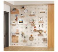 Grid Display Rack Grid Panel For Retail Display floor standing Flat Panel Display Stand Standing Gridwall Metal Mesh Mobile Storage Rack Freestanding，Wall-Mounted Pegboard Organizer Panels