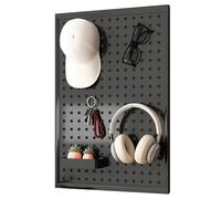 Grid Display Rack Grid Panel For Retail Display floor standing Flat Panel Display Stand Standing Gridwall Metal Mesh Mobile Storage Rack Freestanding，Pegboard Panels - Freestanding Wall Orga