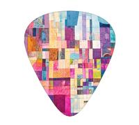 grid harmony Printed pick set - 12 pieces, thin, medium and thick guitar picks, suitable for guitar, bass, electric guitar and ukulele