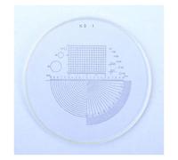 Grid Micrometer Angle Reticle Optical Calibration Glass Slide for Microscope Measuring Tools