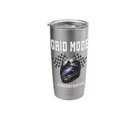 Grid Mode...Concentration Racing Driver Track Days Start Lap Stainless Steel Insulated Tumbler