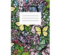 Grid Notebook (5x5) A4: A thoughtful choice for fans of floral patterns and soft, pastel tones!