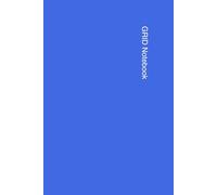 Grid Notebook Royal Blue: Minimalist Graph Paper Notebook for Writing, Math, Notes, School, Work and Planning