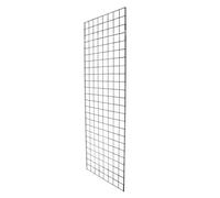 Grid Panels - 4ft, 5ft, 6ft, Chrome, Black & White - Shop Fittings, Retail Display (E3+) (Black, 6ft / 1830mm)
