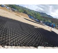 grid， Pea Gravel Pebble Stone Walkway Grid for Universal for Driveway and Parking Flexible and Durable Soil Stabilization H 5CM/2"(H 10cm/4in,3ft x 6ft/1m x 2m)