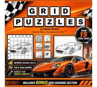 GRID PUZZLES: Draw 15 COOL CARS