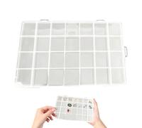 Grid Storage -28 Grid Compartments For Jewelry | Earring & Jewelry Beads Container, Our Organizer Changes The Rules Of The Game And Allows You Organ