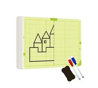 Grid Symmetrical Drawing Board | Symmetry Drawing Board With Grid Pattern - Painting Training Toy, STEM Art Activity Set for Schools Daycare Centers Kindergarten