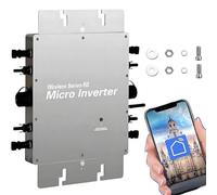 Grid Tie PV Inverter & DC To AC Converter, MPPT Solar Micro Inverter With WiFi App & IP65 Waterproof(350W)